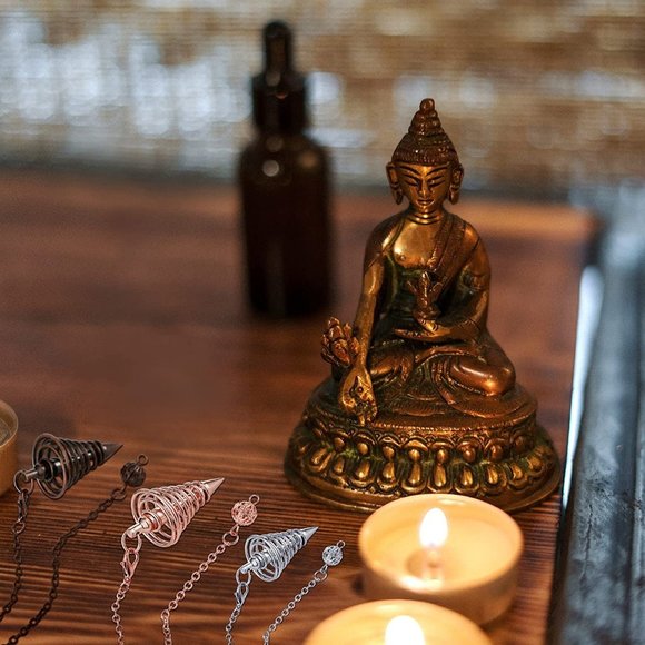 Professional Grade Metal Dowsing Pendulum Divination Dower Reiki HealingPendulum - Picture 3 of 15